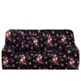 thumbnail image 1 of PiccoCasa Elegant Flower Printed Sofa Slipcover Elastic Sofa Covers, 69"-86", Pattern 6, 1 of 6