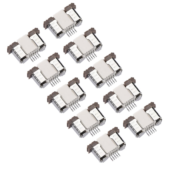 PiccoCasa FFC/FPC Connector 5Pin Pitch 0.5mm Top Contact Pick Drawing Socket 10 Pcs