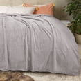 thumbnail image 1 of PiccoCasa Flannel Fleece Throw Blanket for Bed or Couch, Grey 78" x 90", 1 of 8