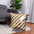 thumbnail image 1 of PiccoCasa Gold Stamping Decorative Throw Pillowcase 18"x18" Square Cushion Cover, #16, 1 of 7