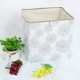 thumbnail image 1 of PiccoCasa Home Foldable Linen Storage Bin, Square Cube Box Organizer, Gray Gypsophila, 1 of 6