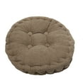 thumbnail image 1 of PiccoCasa Home Office Corduroy Round Shaped Sofa Floor Chair Cushion Pad Coffee Color, 1 of 7