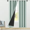 thumbnail image 1 of REGALWOVEN Blackout Curtains 2 Panels for Bedroom with Black Liner , Double Layer Grommet Thermal Insulated Living Room Curtain Light Sage 52"Wx84"L, 1 of 7