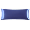 thumbnail image 1 of PiccoCasa Luxury Satin Body Pillowcase Silky Long Pillowcase 20" x 54" Navy, 1 of 8