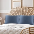 thumbnail image 1 of PiccoCasa Luxury Satin Pillowcases Silky Pillow Cover Set of 2, Queen Slate Gray, 1 of 7