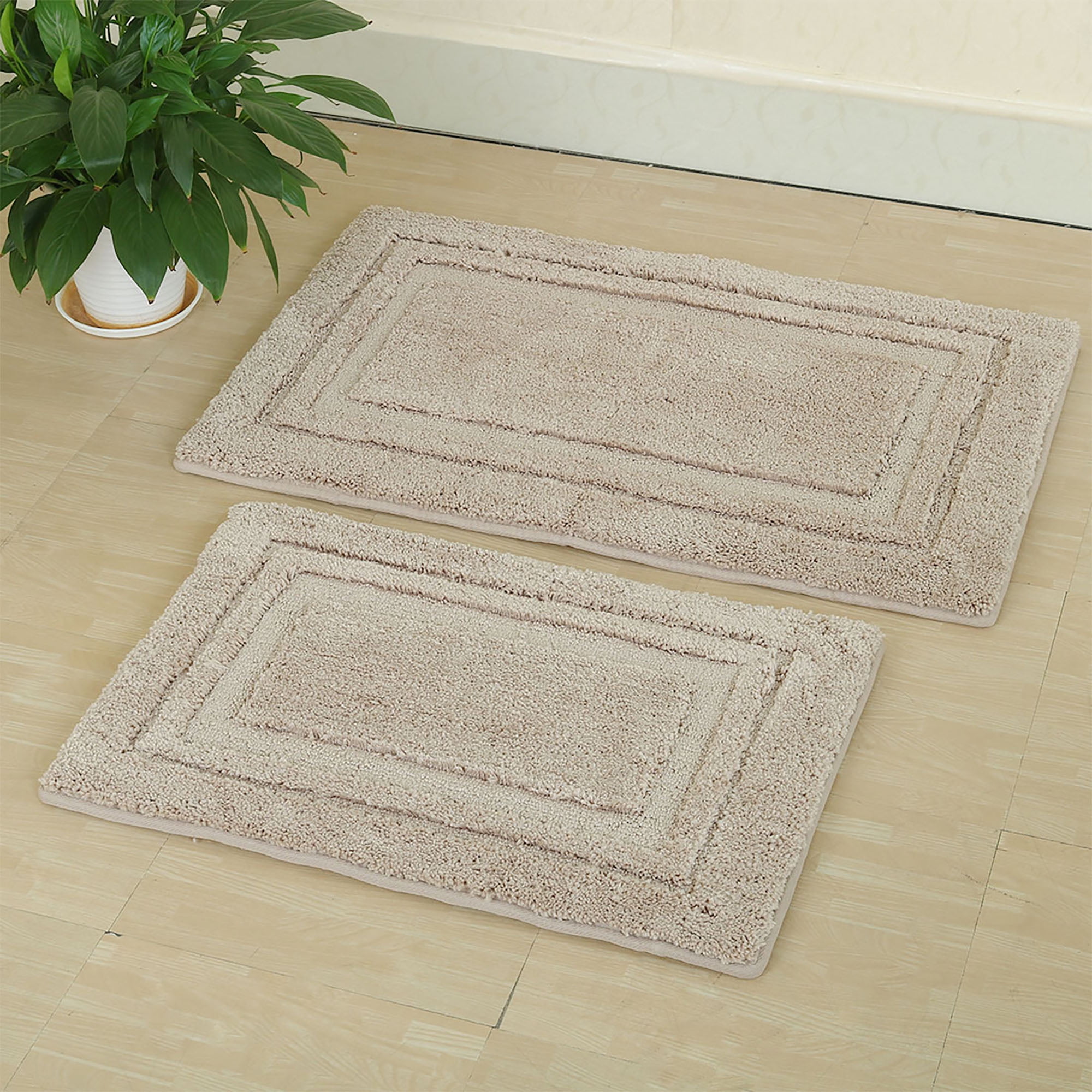 Piccocasa Bathroom Kitchen Door Memory Cotton Pad Carpet Floor Mat