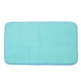 thumbnail image 1 of PiccoCasa Memory Foam Bath Mat Absorbent Bathroom Rugs, 24" x 16" Teal Blue, 1 of 8