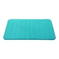 thumbnail image 1 of PiccoCasa Memory Foam Bath Rug Non-Slip Kitchen Mat, Turquoise Blue, 32"x20", 1 of 7