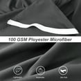 thumbnail image 1 of PiccoCasa Microfiber Bed Skirt 16" Drop Pleated Tailored Styling Ruffled, Full Dark Gray, 1 of 8