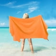 thumbnail image 1 of PiccoCasa Microfiber Quick Dry Sand Free Beach Travel Towel 30"x60" Orange, 1 of 7