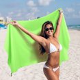 thumbnail image 1 of PiccoCasa Microfiber fast-drying Sand Free Beach Travel Towel 30"x60" Light Green, 1 of 7