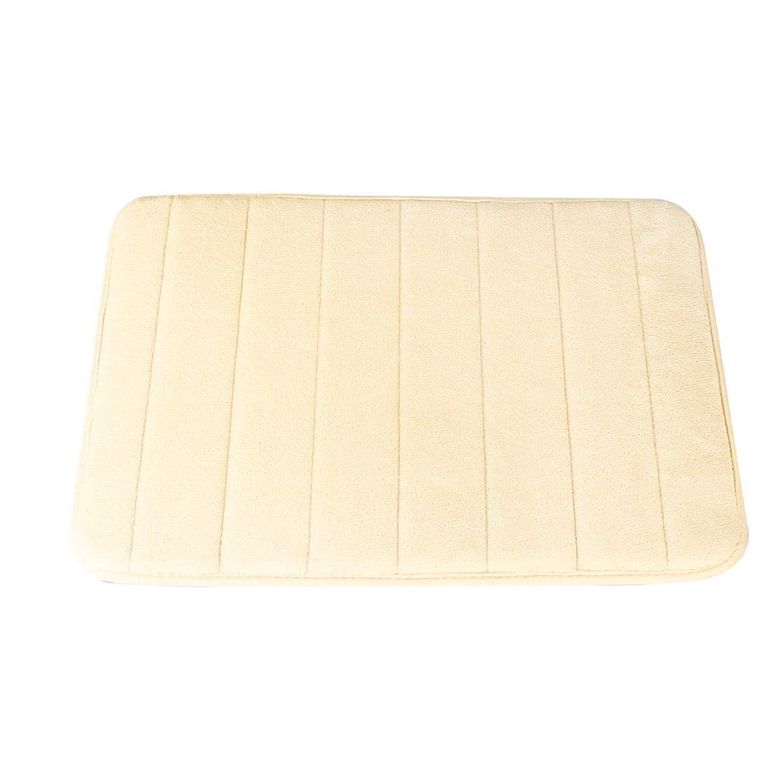 PiccoCasa Non-slip Memory Foam Bathroom Mat, 24"x16", Beige - Walmart.com