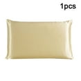 thumbnail image 1 of PiccoCasa Pure Silk Pillowcase with Zipper, Queen(20"x30"), Pearl White, 1 Piece, 1 of 4