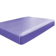 thumbnail image 1 of PiccoCasa Satin Fitted Sheet 12" Deep Pocket Bed Sheet, Queen Purple, 1 of 6