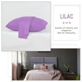 thumbnail image 1 of PiccoCasa Set of 2 300TC Egyptian Cotton Pillowcases Lilac King+(20"x40"), 1 of 7