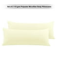 thumbnail image 1 of REGALWOVEN Set of 2 Body Pillowcases Zippered Body Pillow Cover for Body Pillows, Jumbo Pearl White, 1 of 7