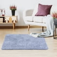 thumbnail image 1 of PiccoCasa Shaggy Area Rug Soft Plush Area Runner Rug, Pale Blue 16" x 24", 1 of 6
