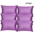 thumbnail image 1 of PiccoCasa Silky Satin Pillowcases 6 Pack Pillow Case Covers with Zipper, Non-Standard Purple, 1 of 7