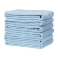 thumbnail image 1 of PiccoCasa Soft Absorbent Washcloths Cotton 13.4x13.4" for Bathroom Light Blue, 1 of 7