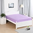 thumbnail image 1 of PiccoCasa Soft Microfiber Fitted Sheet Large Pocket, King Purple, 1 of 8