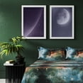thumbnail image 1 of PiccoCasa Soft Polyester Galaxy Bed Sheets Bedding Set Full Green, 4-Piece, 1 of 8