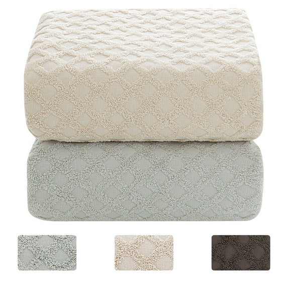 PiccoCasa Soft Thick Absorbent Jacquard Cotton Bath Towels, 27"x54", Mixed Color, 2PCS