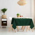 thumbnail image 1 of PiccoCasa Square Polyester Tablecloth for Indoor Outdoor 55x55 Inches Green, 1 of 7
