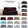 thumbnail image 1 of PiccoCasa Stretch Spandex Sofa Slipcover for Loveseat, Purple Red Rose Medium, 1 of 6