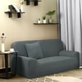 thumbnail image 1 of PiccoCasa Stretch Thick Sofa Slipcover Jacquard Couch Protector, 3 Seater (69" - 86"), Dark Gray, 1 of 6