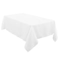 thumbnail image 1 of PiccoCasa Tablecloth Dining Table Cover Protector Indoor Snow White 55 x 63 Inch, 1 of 7