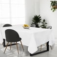 thumbnail image 1 of PiccoCasa Tablecloth Dining Table Cover for Indoor Outdoor Snow White 60"x120", 1 of 7