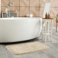 thumbnail image 1 of PiccoCasa Thick Plush Bath Mat Rugs Floor Kitchen Door Rug Soft Microfiber Non-slip TPR Rubber Carpet Beige 20" x 31", 1 of 8
