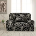 thumbnail image 1 of PiccoCasa Thick Stretch Sofa Cover 1 Seater Floral Print Couch Cover, Style 14, 1 of 6