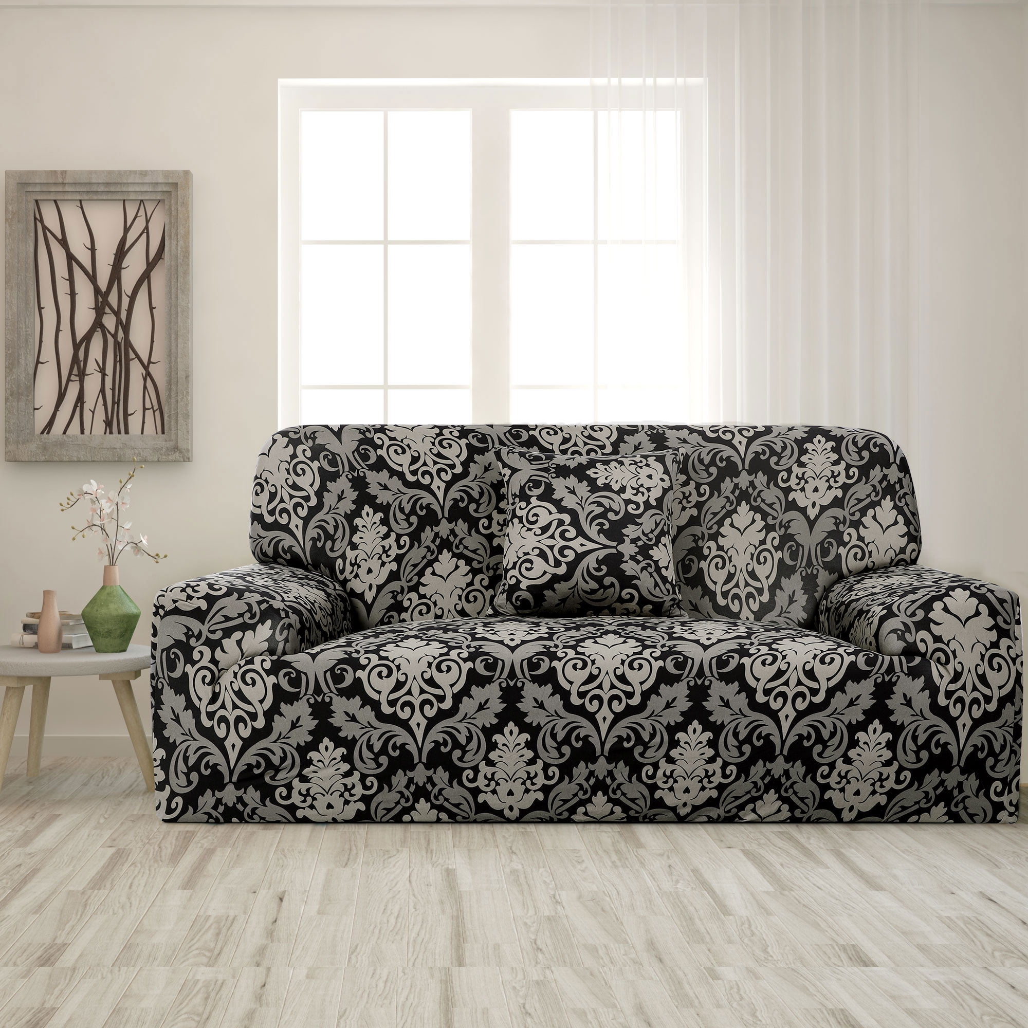 piccocasa-thick-stretch-sofa-cover-2-seater-floral-print-couch-cover