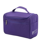 PiccoCasa Travel Toiletry Cosmetic Bag Hanging Makeup Storage Organizer Purple