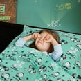 thumbnail image 1 of PiccoCasa Twin 3 Piece Kids Comforter Set, Monster Cartoon Pattern, Green, 1 of 6