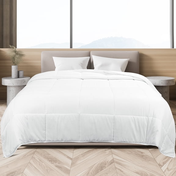 REGALWOVEN Duvet Insert Soft Lightweight Down Substitute Comforter for All Seasons White Twin