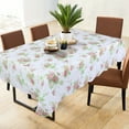 thumbnail image 1 of PiccoCasa Vinyl Tablecloth Rectangle 41" x 60" Rose Pattern Floral Waterproof, 1 of 7