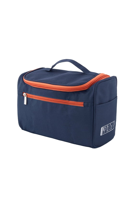 Travel Toiletry Cosmetic Bag Hanging Makeup Storage Organizer Navy Blue