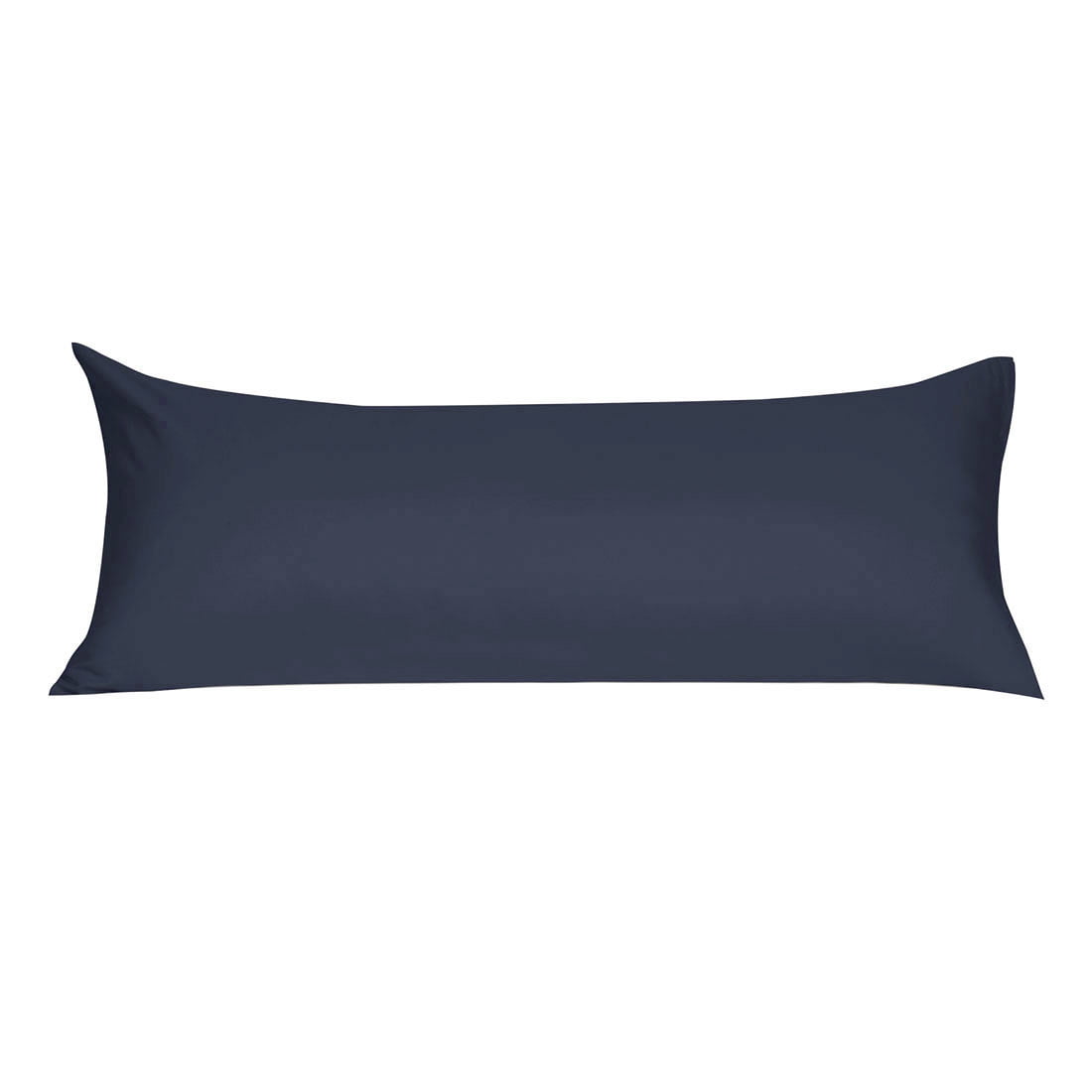 PiccoCasa Zippered Body Pillow Cover Microfiber Long Pillowcase Navy