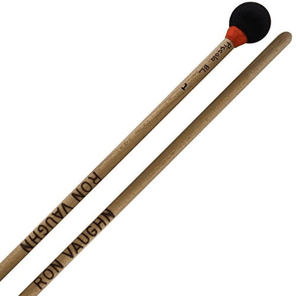 Piccolo Block Mallets, 13" Birch/Maple shafts, col