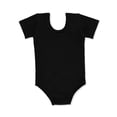 thumbnail image 1 of Piccolo Girls' Short Sleeve Dance Leotard Color: black Size: 8, 1 of 3