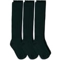 thumbnail image 1 of Piccolo Hosiery Girls Cable Knee High Socks 3-Pack(Hunter 7/8), 1 of 2