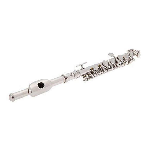 Piccolo Ottavino Half-size Flute Silver Plated C Key Cupronickel with purifying Cloth Screwdriver Padded Box