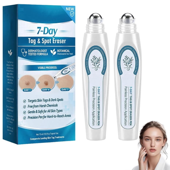 Picdo 7 Day Spot and Tag Remover Pen, Beauty Rolerball Pen, Smooths and Softens Skin, Moisturizes and Nourishes