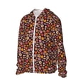 thumbnail image 1 of Picia 70s Groovy Hippie Retro Women's Men's UPF 50+ Sun Protection Hoodie Shirt Long Sleeve SPF Fishing Outdoor UV Hiking Lightweight Shirts-3X-Large, 1 of 9