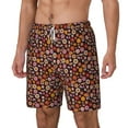 thumbnail image 1 of Picia 70s Groovy Hippie Retro pattern Mens Swim Trunks with Compression Liner Stretch Beach Shorts Quick Dry with Zipper Pockets No-Chafing Board Shorts-Small, 1 of 9