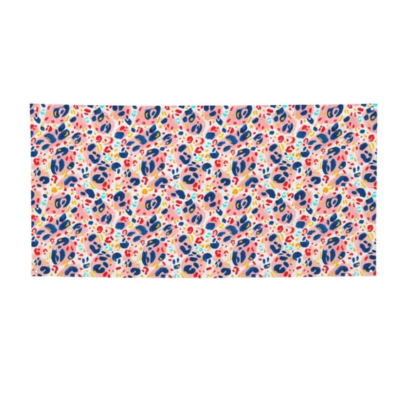 Picia Abstract Leopard Print Pattern Party Banner, Festive Decoration, Holiday Banner, Celebration Decor, Event Banner, Reusable Party Banner-Small
