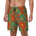thumbnail image 1 of Picia Abstract Pattern pattern Mens Swim Trunks with Compression Liner Stretch Beach Shorts Quick Dry with Zipper Pockets No-Chafing Board Shorts-XX-Large, 1 of 9