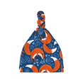 thumbnail image 1 of Picia Abstract Vintage Fox and Plants Printed Preemie Hats for Baby Girls Cotton Premature Knot Hats Newborn Hospital Cap Warm Knot Beanie Nicu for Preemie Girls and Boys, 1 of 1